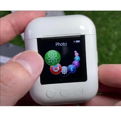 Бездротові навушники Remax Digital Player TWS-19, BT5.0, IPX4, 50mAh, 700mAh, 3-4.5h, white - фото 5