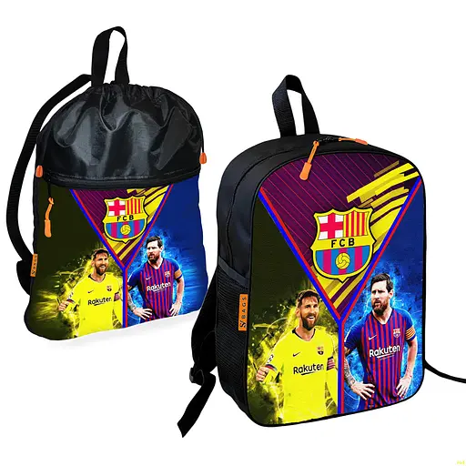 Шкільний рюкзак дитячий Ліонель Мессі + Сумка для взуття спортивної форми рюкзак-мішок хлопчикові (01862)