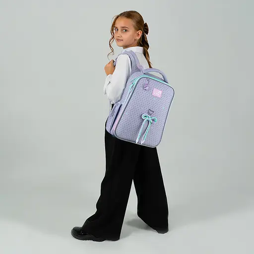Рюкзак Kite Education каркасний 531 Lovely Сірий (K26-531M) - фото 16