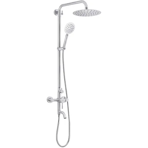 Душова система Kroner KRP Edelstahl Klassisch - ESG063 CV022977, Хром матовий - фото 1