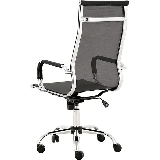 Офісне крісло GT Racer X-2816B Mesh, чорне (X-2816B Mesh Black) - фото 4