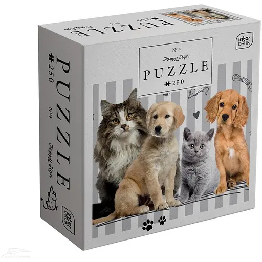 Пазли тришарові Interdruk Puppy Sign 4, 250 шт. (385147)