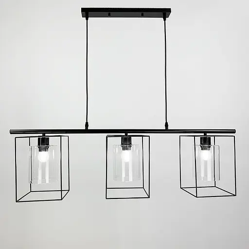 Люстра видовжена Loncino на 3 плафони Line.F MJ 131/3 - фото 3