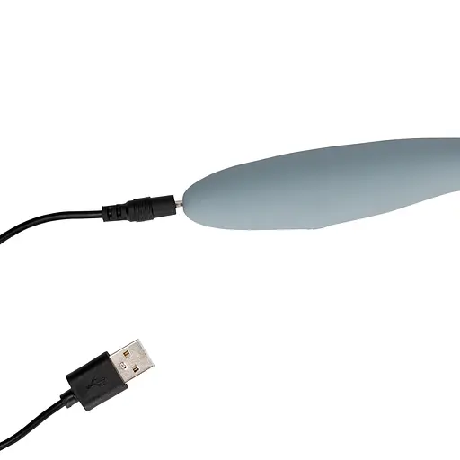 Вібратор Loveline Ultra Soft Silicone G-Spot 20 см (сірий) - фото 12