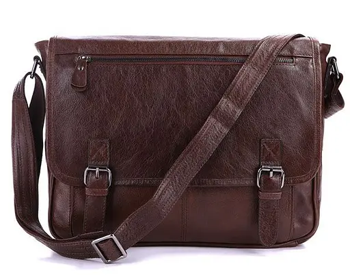 Чоловіча шкіряна сумка Vintage 36х30х10, см sum0012452 - фото 3