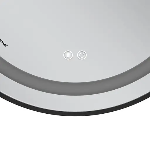 Зеркало Mixxus Premium Ellipse MV05-80x70-Reverse Black MP6646, Черный - фото 10