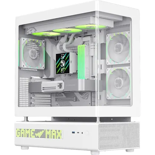 Корпус GameMax N90 Tempered Glass без БЖ White (N90 WH) - фото 2