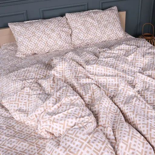 Наволочка Mirson бязь Abstract Beige 70х70 см (2200013164586) - фото 2