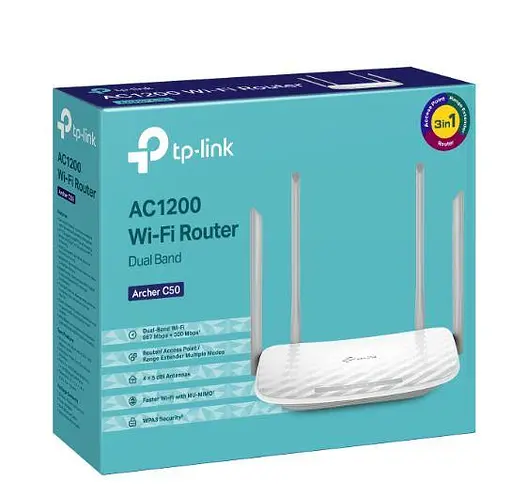 Беспроводной маршрутизатор TP-Link C50 v6.0 AC1200 WRL ROUTER 1200 Мбит/с - фото 5