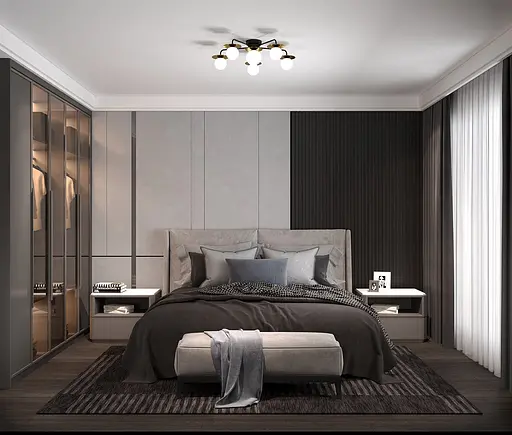 Стельовий світильник SV0028-6P BK+GD - фото 3