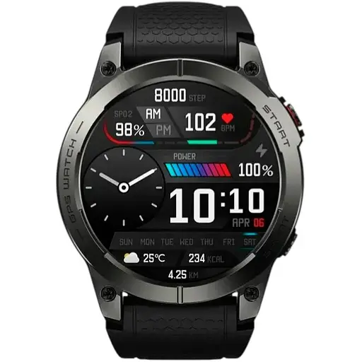 Смарт годинник Zeblaze Stratos 3 black - фото 1