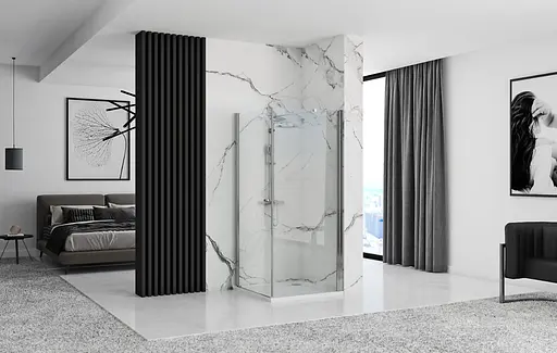 Душова кабіна Rea Maxim 80x80 R REA-K0268, Хром, Права, прозорий - фото 5