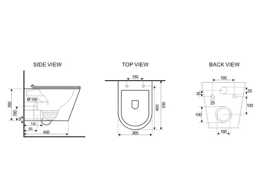 Унитаз подвесной ASIGNATURA Exclusive Rimless (57802803) - фото 2