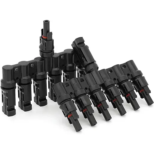 Кабельный разветвитель Voltronic MC4-6T для монтажа солнечных систем, 30A, 1000V