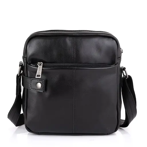Чоловіча шкіряна сумка через плече TARWA 24х26х8 см sum0025338 - фото 4