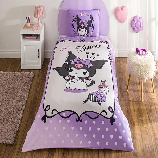 Подростковый комплект Disney Kuromi Ранфорс / простыня на резинке Tac pbe0051168 - фото 1