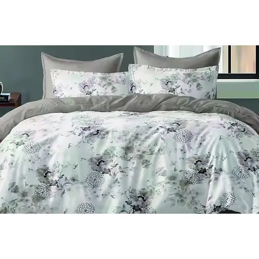 Комплект постільної білизни Versailles VS-BM2.5-111 Кремова квітка євро мікрофібра (147106)