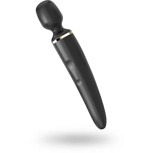 Вібромасажер Satisfyer Wand-er Woman (Black/Gold) - фото 2