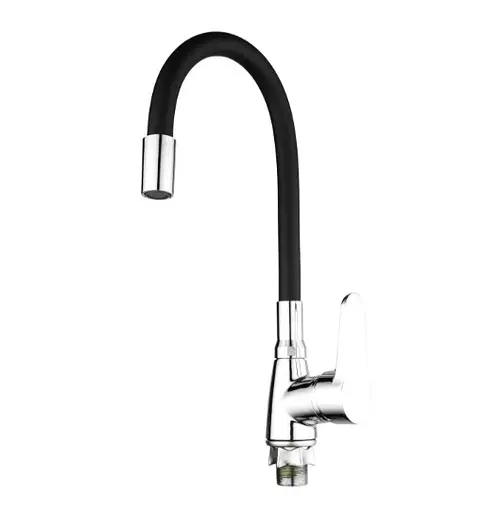 Змішувач для кухні Mixxus Elvis 014 (Nut) Refl.Black (MI6305) - фото 1