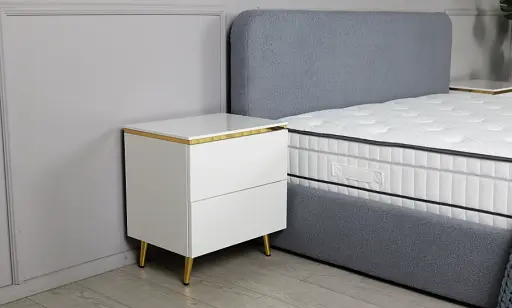 Ліжко Катрін 1,8 сіре з підйомним механізмом - фото 5