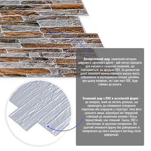 Декоративная панель ПВХ 960х480х4мм SW-00001556 - фото 2