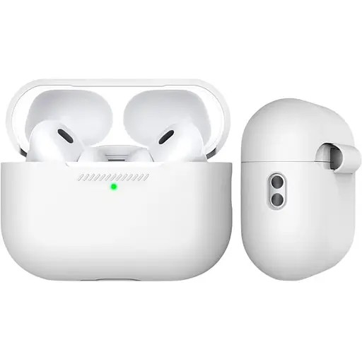 Чехол AhaStyle Colorful Silicone Case для AirPods Pro 2 White (CP-187-2-C-WE) [133848] - фото 2