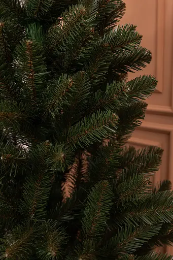 Новорічна штучна ялинка 1,3 м зелена Різдвяна ніч реалістична Преміум LUGI SOK-3-2 - фото 7