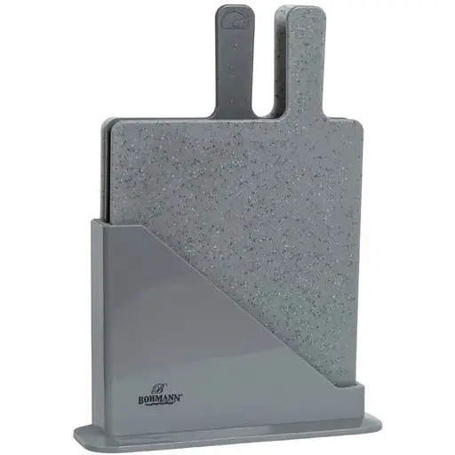 Набір обробних дощок Bohmann BH-02-527 на підставці 3 шт. - фото 1