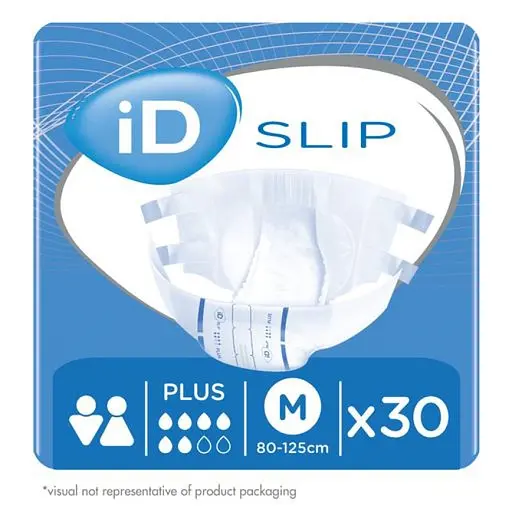 Підгузки для дорослих iD SLIP Plus Medium 60 шт. (2 уп. х 30 шт.) - фото 2