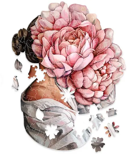 Дерев’яний пазл в коробці Загадка піонів - фото 1