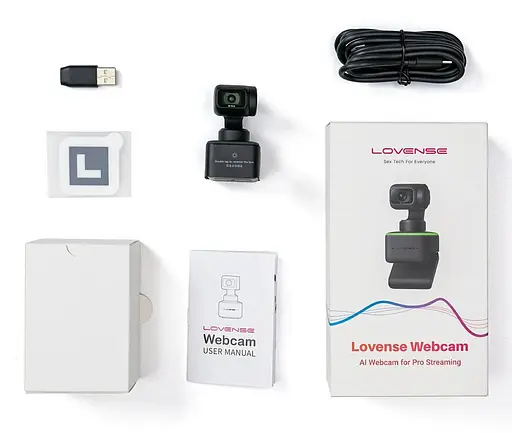 Веб-камера Lovense WebCam 4К с искусственным интеллектом для стрима активация чаевыми - фото 6