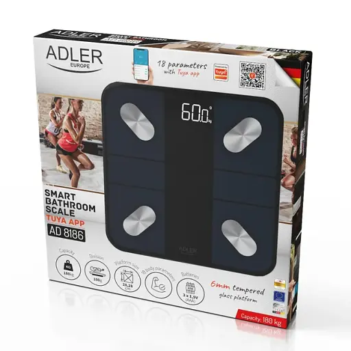 Ваги скляні Adler AD 8186 Smart Body Analyzer - фото 10
