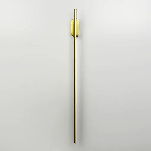 Сучасне лінійне бра в латунному корпусі 100 см Line F Арт. WB26/1000 AB - фото 5