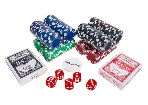 Настольная игра Johnshen Sports Покерный набор 200 фишек по 11,5 г без номинала (алюминиевый кейс) (59204) - фото 8