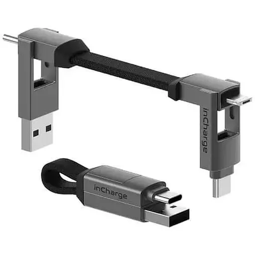Кабель Rolling Square in Charge 6 серый (SIX01R)