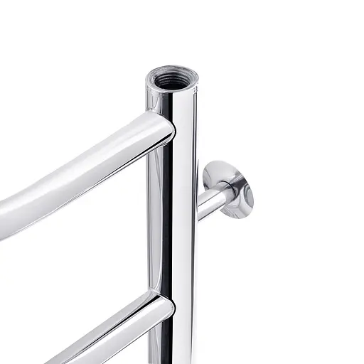 Полотенцесушитель водяной Kroner Каскад трапеция ДКТ05 800x530/6 CV017230, Хром, нижнее - фото 4