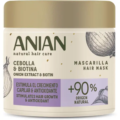 Маска Anian Onion Extract & Biotin для слабкого волосся 350 мл - фото 1