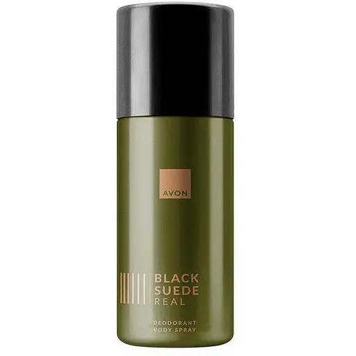 Дезодорант-спрей для тіла Avon Black Suede Real для нього 150 мл (158511360) - фото 1