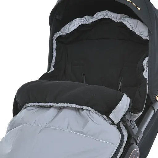 Конверт в коляску El Camino ME 1131 Footmuff Plus Reflective 100 х 53 см, застежки-молнии - фото 3