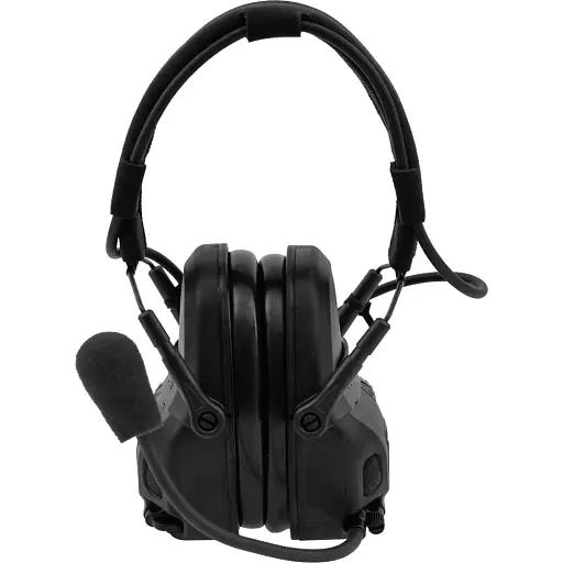 Навушники Ops-Core AMP Communication Headset-Connectorized NFMI активні верхній тримач Black - фото 5