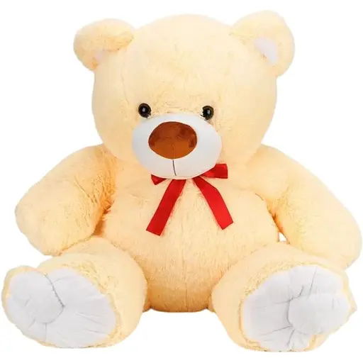 М'яка іграшка Ведмедик Томік 160 см Бежевий - фото 1