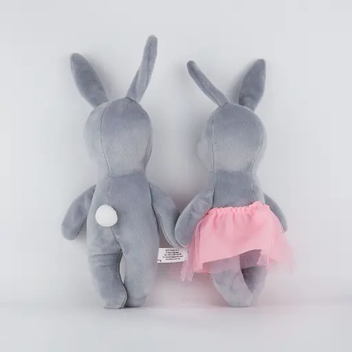 М'яка іграшка Пара зайчиків 26см - фото 4