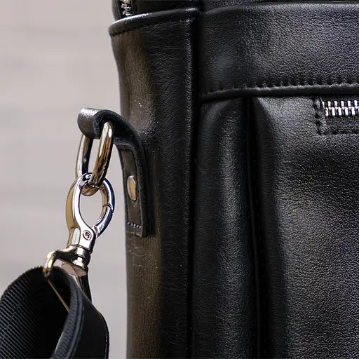 Чоловіча шкіряна сумка SHVIGEL 41х30х7-10 см sum0012572 - фото 7