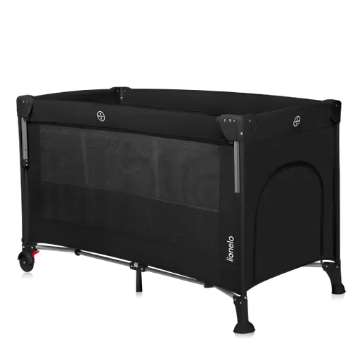 Детская кроватка-манеж Lionelo Ellen Black Carbon (LO-ELLEN BLACK CARBON) - фото 1