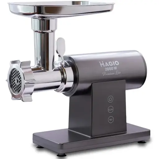 Мясорубка электрическая Magio MG-271 мясорубка 3 решетки Черный 2600 Вт - фото 1