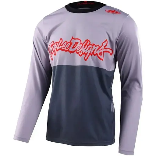 Велоджерсі Troy Lee Designs Flowline LS Jersey Scripter Charcoal M (1106-346916003)
