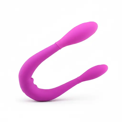 Вибратор двухсторонний 37,4 см для женщин Toy Joy Infinity розовый - фото 1