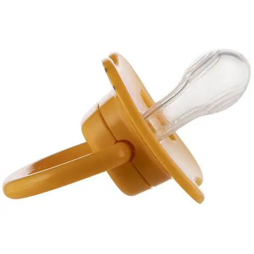 Пустушка Canpol babies BabiesBoo силіконова симетрична 6-18 міс. 2 шт. помаранчева (34/928_ora) - фото 5