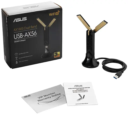 WiFi-адаптер ASUS USB USB-AX56 (90IG06H0-MO0R00) - фото 7