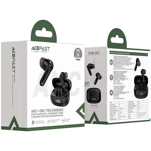 Навушники TWS Acefast W1 black - фото 4